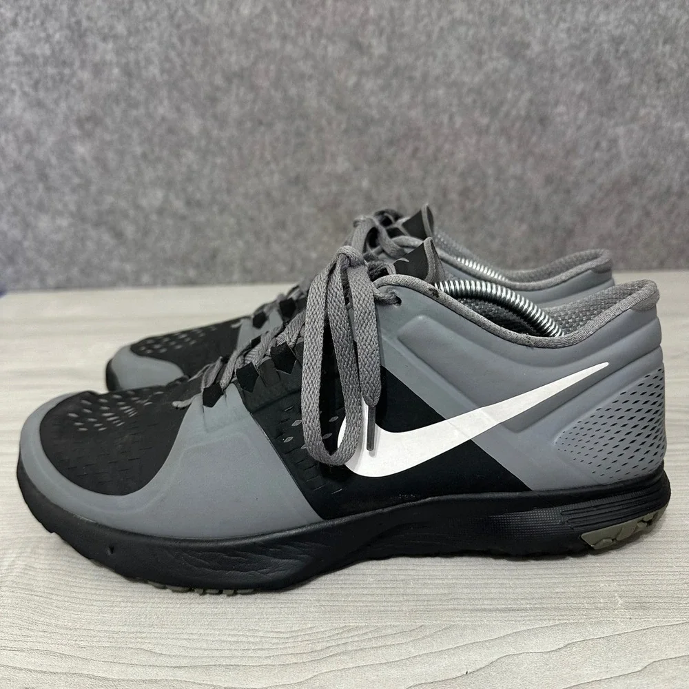 Nike FS Lite‎ Trainer Mens 11.5 Gray Black Running Shoes 615972-006 Low Top Mesh